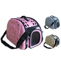 Petown Airline Approved Soft-Sided Pet Carrier, Foldable and Washable Design
